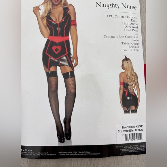 “Naughty Nurse” Halloween costume size XS - Picture 4 of 9